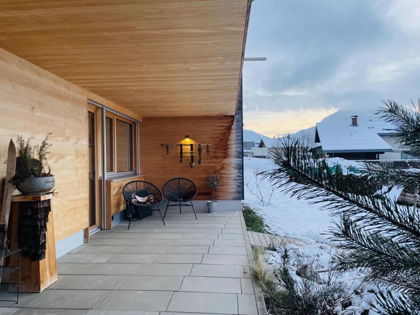 Zu Gast Bei Den Hagspiels Apartment Hittisau Exterior foto